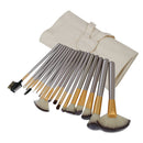 18 pcs Professional Makeup Brush Brush Set Foundation Eyeshadow Beige