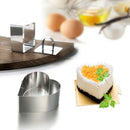 Set of 12 Cake Rings Stainless Steel Food Pastry Dessert Ring Mousse Molds