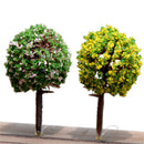 5pcs/lot Simulation Tree Flower Colorful Ball Tree Micro Landscape Ornaments .ES