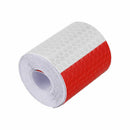 2 inch x 10ft 3 Meters Night Reflective Safety Warning white red Tape Strip