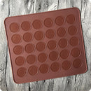 New Silicone Macaroon Pastry Oven Baking Mould Sheet Mat 30-Cavity DIY Mold Q9Q7