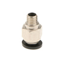 PC4 M6 Straight Pneumatic Adapter Outer Diameter 4MM Through Joint