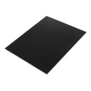 2pcs ABS Styrene Plastic Flat Sheet Plate Craft 5mm x 200mm x 250mm, Black