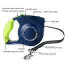 LED Lights Nylon Walking Pet Leash Retractable Dog Leash