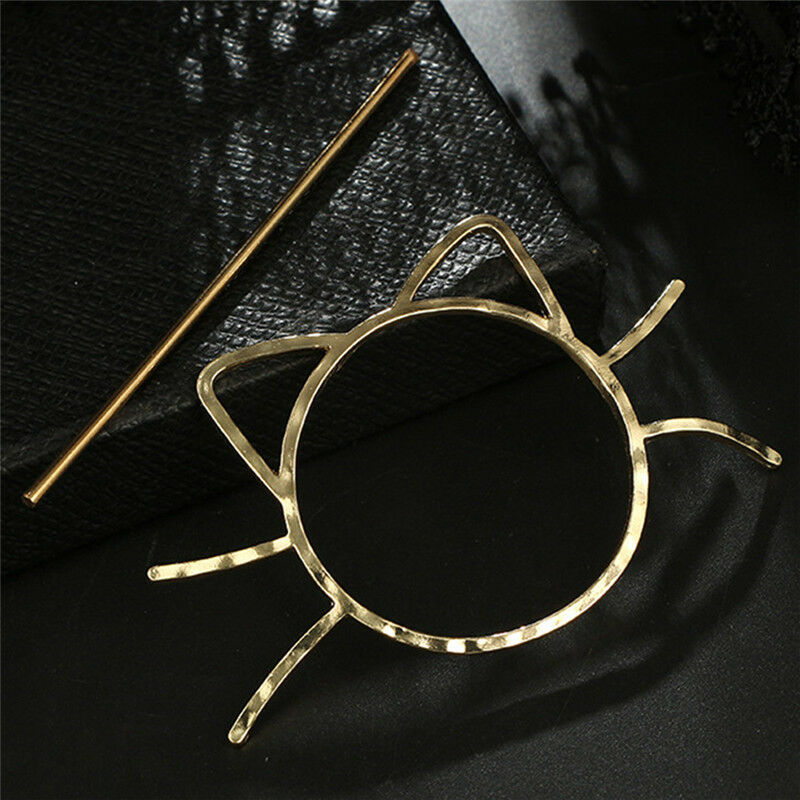 Women Kids Cute Animal Cat Hair Pin Hair Clip Barrette Pin Hair Accesseries Gw