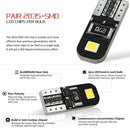 10x White T10 194  W5W 2835 LED Canbus Error Free License Plate Light Bulb 6000K