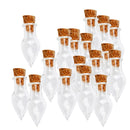 Bulk Lot 60pcs Cute Wishing Bottle Cork Stopper Glass Vial Jars Containers