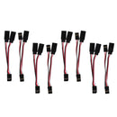 8pcs 4in Y-Harness 3Pins Convert Wire Harness Cable Wire for Futaba JR Servo