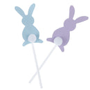 5pcs/set easter bunny eggs trees long ears rabbit cake toppers party supplies Hn