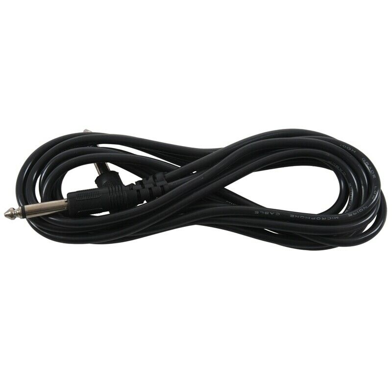 1/4" Male Plug Patch Cord Cable 3 Meters for Electric Guitar