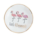 Flamingo Ceramic Small Dish Sauce Sugar Vinegar Snack Food Serving Tray