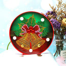 DIY LED Special Shaped Diamond Painting Christmas Bell Night Light Ornament