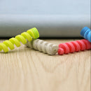 4X cable protector bobbin winder data line case rope spring twine protection  3C