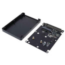 Mini SATA mSATA SSD Hard Disk to 44Pin IDE Adapter with Enclosure Case 2.5" HDD