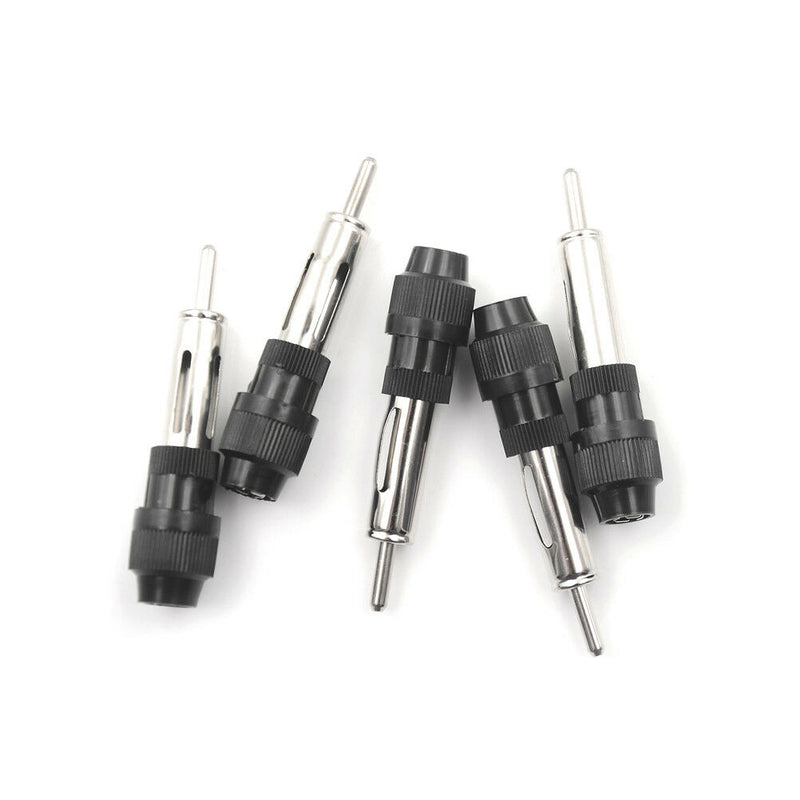 5pcs Auto Car Radio Stereo Din Male Aerial Antenna Repair Connector Plug Bare uW