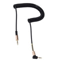 Male To Male, 2 X 3.5mm 90 Degree Male And Straight Male Audio Stereo Cable For