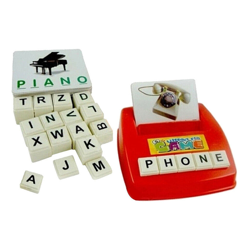 Funny Learning Machine Toys Kids Educational Letters Card 26Letters+30Cards