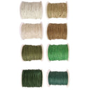 8 Rolls of 80 Meters Waxed Cotton Cord String for DIY Jewelry Making 1mm