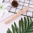 Retro Bamboo Fan Folding Wooden Carved Hand Fans for Outdoor Wedding Party FavJR
