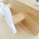 Cute Wooden Bunny Hook Rail For Kids Room Wall Decorate Hanger Hook For Kid