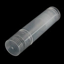 1 x Empty Circle PP Lipstick tube Pipe Box with transparent lid