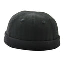 3 Pcs Mens Skullcap Retro Watch Hat Roll up Docker Hat Adjustable Visor-Less