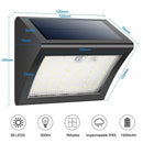 2018 New Solar Lights Waterproof Outdoor Garden 38LED Security Motion Senso