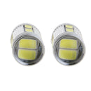 2pcs White Car Auto LED T10 W5W 10smd 5630 Side Light Bulb 12V Car-Styling