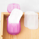 Disposable Paper Soap Travel Portable Hand Washing Cleaning Soap Pink
