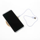 Portable Qi Wireless Charger, Wood Charging Pad 5W for  XS/XS Max/XR/X/8/8