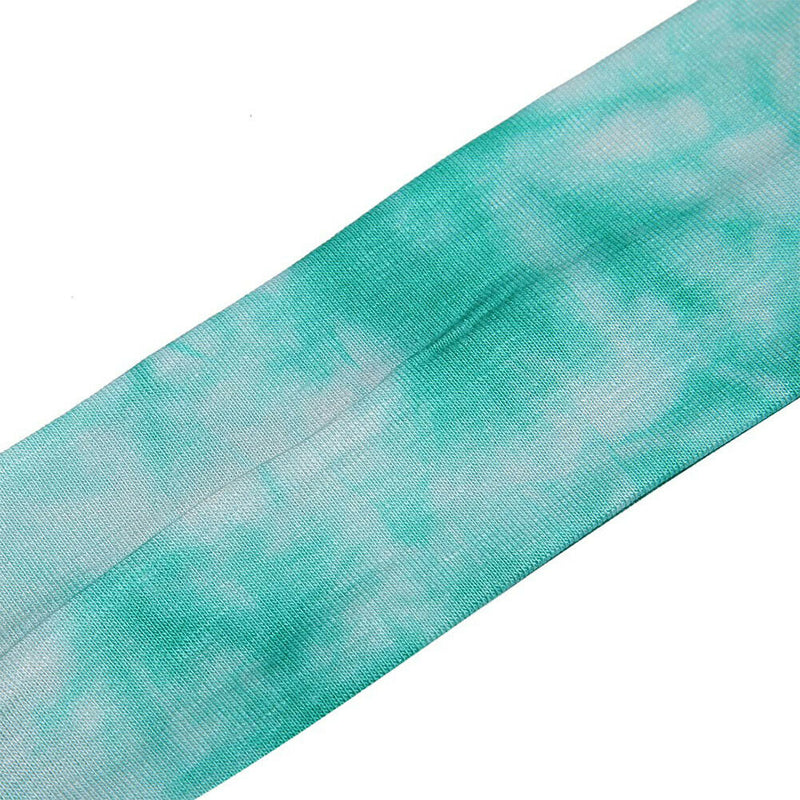 Women Sweat Absorbent Stretch Fitness Wide Yoga Hairband Tie Dye Sports 13pcs