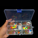 31 pcs Assorted Fishing Lures Metal Fishing Baits Bass Spoon Spinner Baits