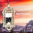 Ramadan Wooden Eid Mubarak Decor for Home Muslim Pendant Festival Party Supplies