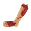 Severed Zombie Foot - Bloody Body Parts Haunted House Halloween Decorations