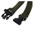 23cm Strap paracord bracelet Survival Parachute Rope with Plastic Buckle -  Q9R5