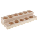 2 Tiers Essential Oil Wooden Storage Case Box - Holds 11 Regular and Roller