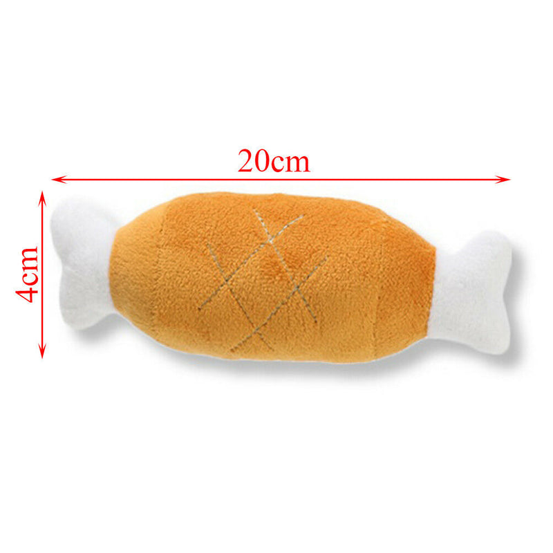 Pet dog puppy toys chicken legs design small dogs chew squeak plush sound to BX