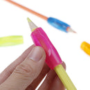 4Pcs Pencil grip child kid handwriting aid tool soft rubber pen topper3CXP