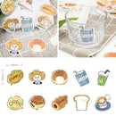 45pcs/box Bread DIY Stationary Stickers Paper Lables Gifts Packaging Decor B&X