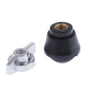 1 Set Drum Leg Leg Drum Tom Feet Black Rubber Drum Leg