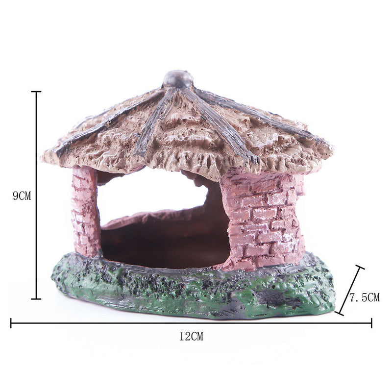 Large House Aquarium Decor   Tank Reptile Supplies Terrarium Ornament