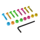 Durable Skateboard Longboard 1" Bolts(8pcs) + Nuts(8pcs) + L-shape Wrench