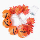 Halloween Maple Leaf Lantern Strings LED Battery Box Light Strings 20 Lights