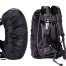 Adjustable Waterproof Dustproof Backpack Reflective Dust Rain Cover (Black) A