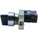 AC 240V 3A NO SPST Black Cap 2 Position Selector Latching Rotary Switch