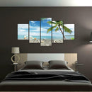 5pcs 5D DIY Full Drill Diamond Painting Beach Cross Stitch Mosaic Craft Kit