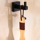Wall Hooks,Modern Pure Black Design Wall Mounted Stainless Steel Wall Hooks
