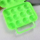 12 Egg container holder keep portable outdoor egg storage box case for camping U