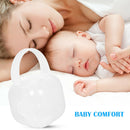 Portable Baby Pacifier Fingertip Toothbrush Container Storage Box (White)