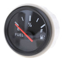 Black Fuel level Gauge, 2" / 52mm, Fuel Level Sensor Kit for Boat Car Truck RV
